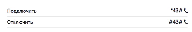 Команды ussd для службы.